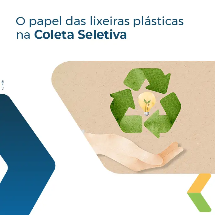 O papel das lixeiras plásticas na Coleta Seletiva